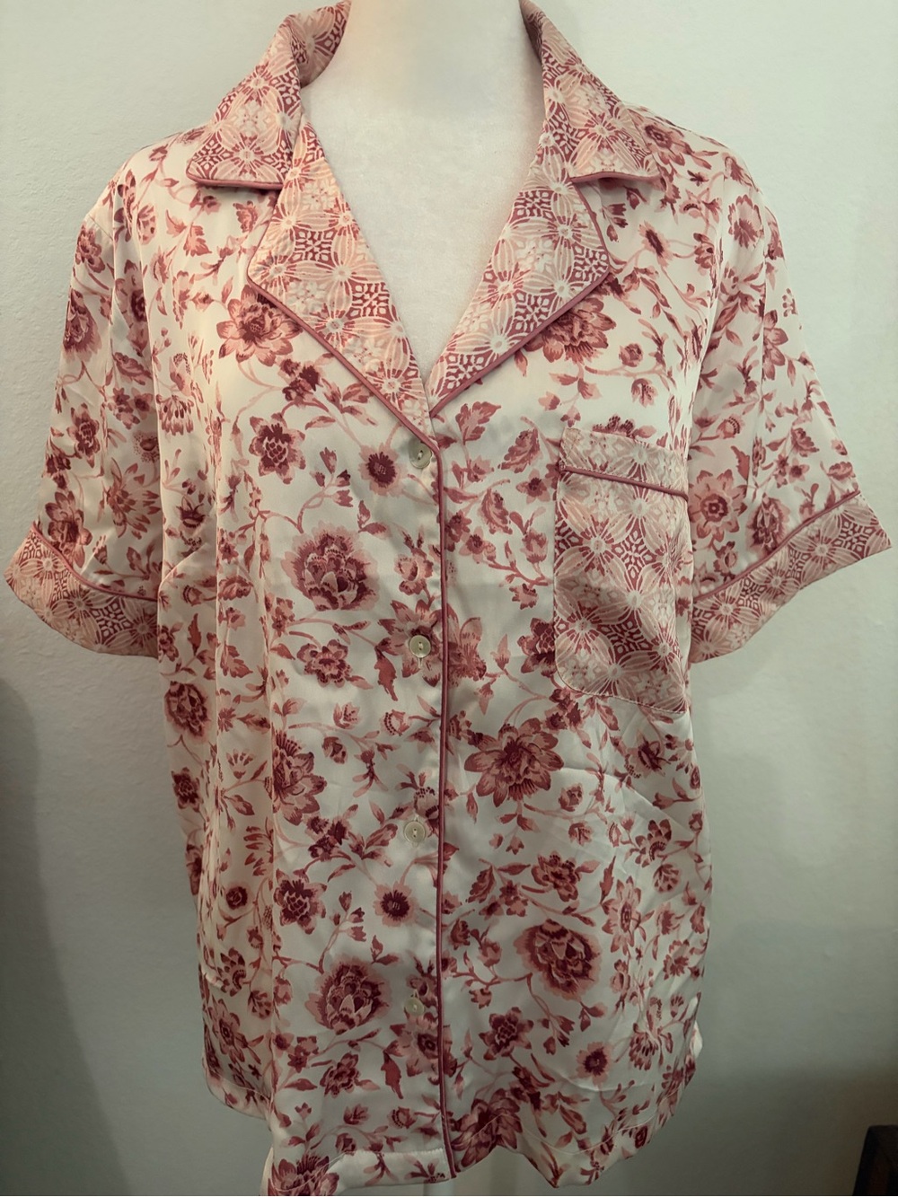 Haute Hippie floral pajama top